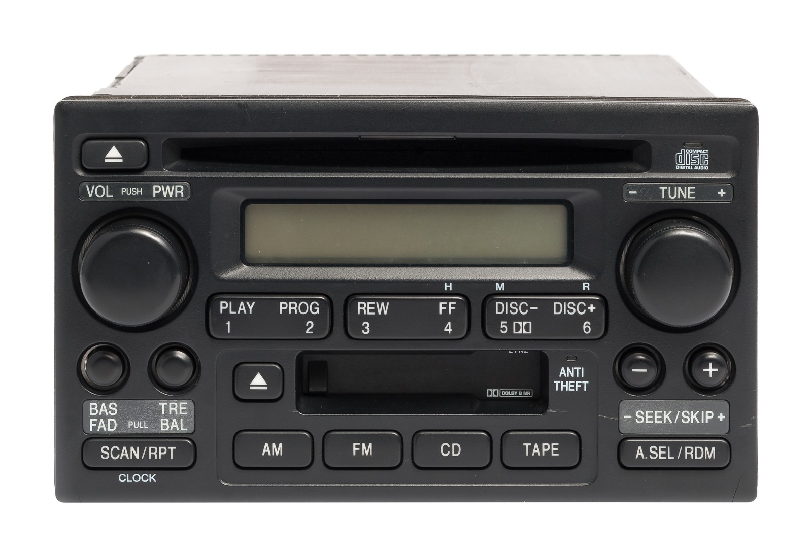 2005-06 Honda CR-V AM FM Radio Cassette CD Player 39101-S9A-A510-M1 Face 2TN2