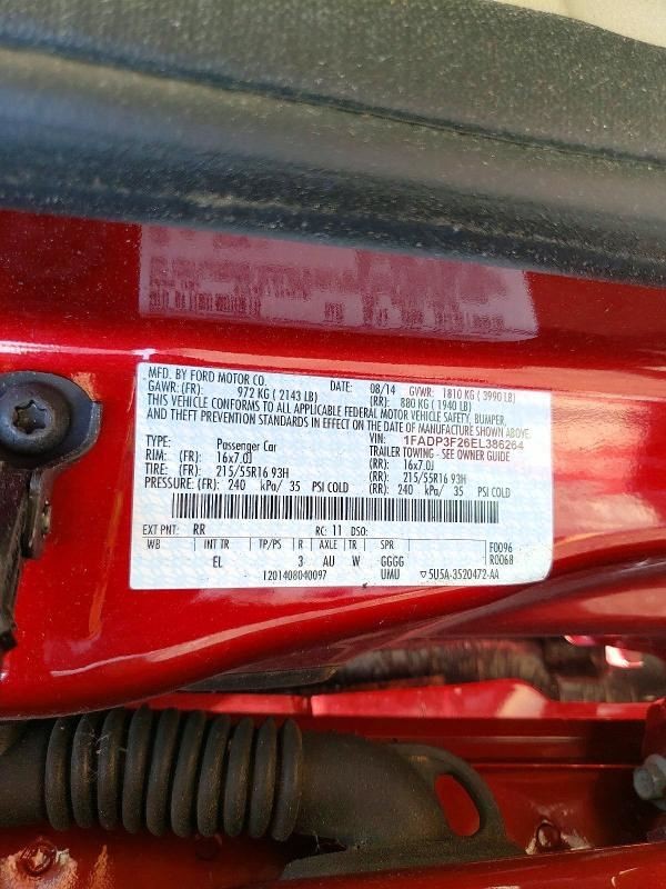 2013-2014 Ford Focus Radio Control Panel Sync Stereo Receiver OEM 1543173