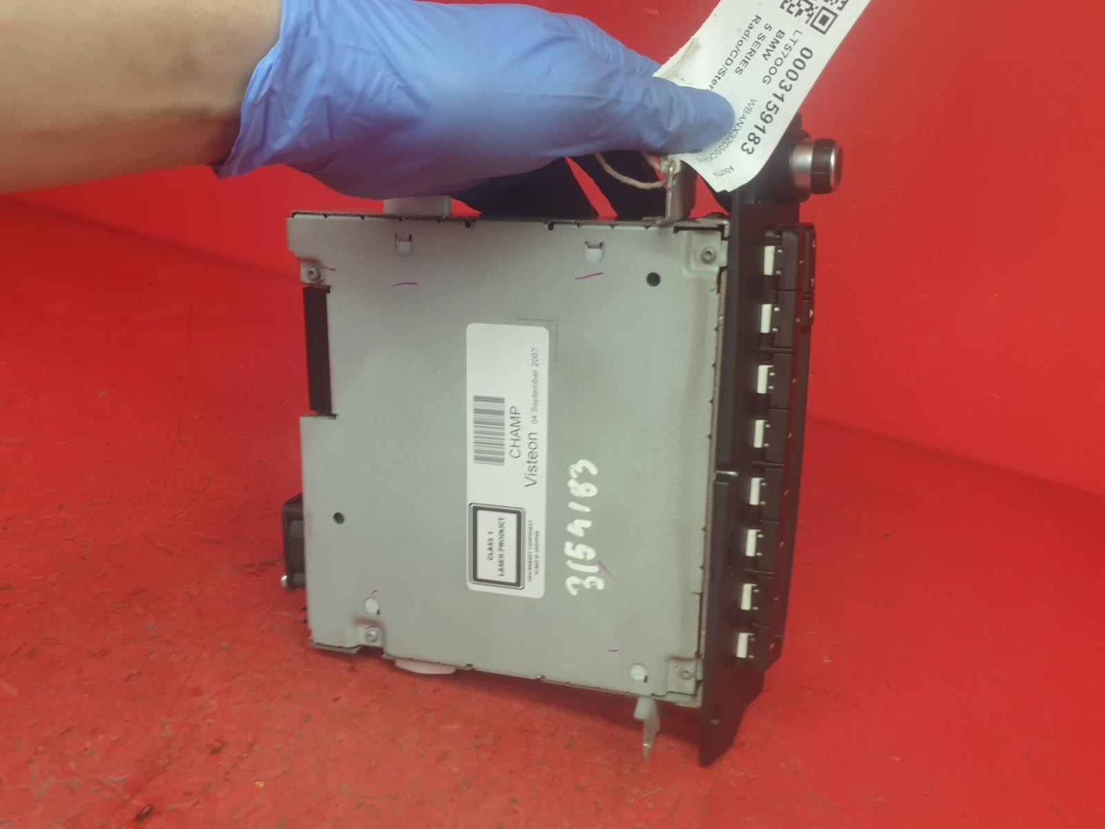 BMW 5 SERIES RADIO STEREO HEAD UNIT CD 2007