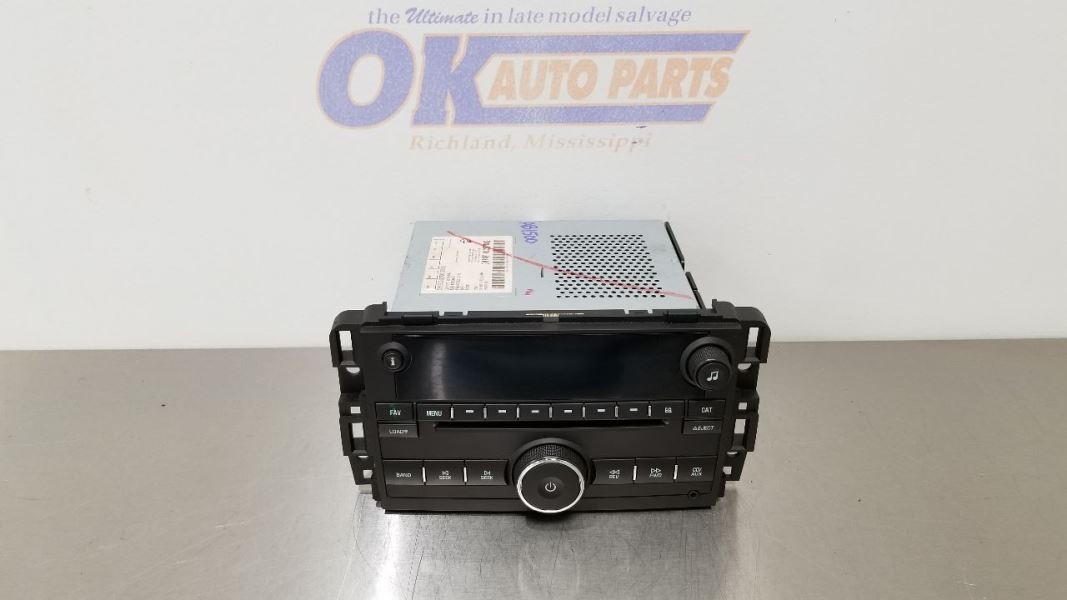09 GMC SIERRA 1500 RADIO AUDIO RECEIVER HEAD UNIT 25974802