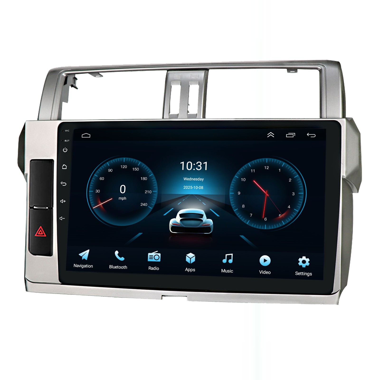 10inch Android15 Car Stereo Navigation GPS For Toyota Landcruiser Prado 2013-2018