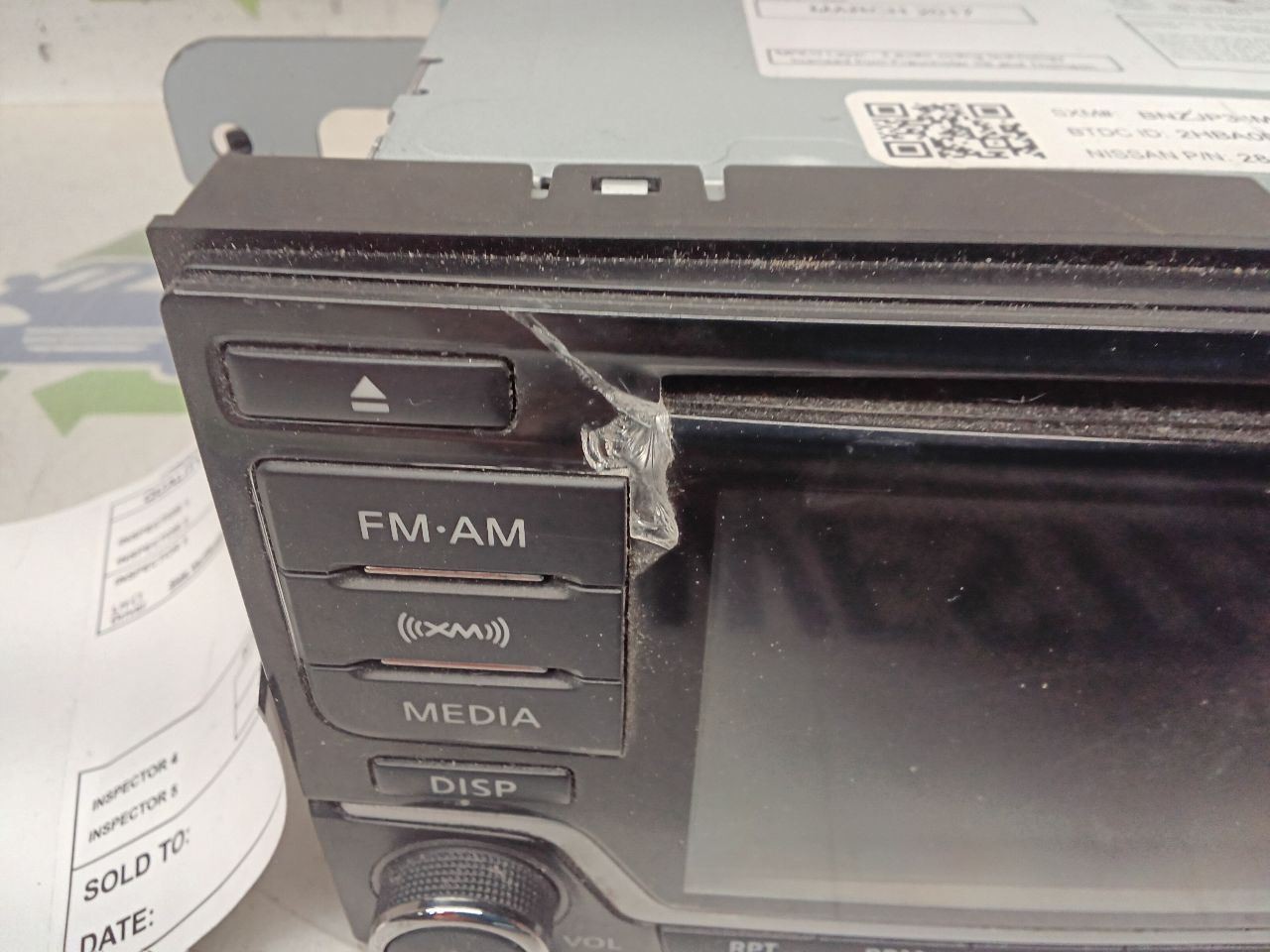 Audio Equipment Radio Receiver Am-fm-stereo Fits 17-19 SENTRA 9592494