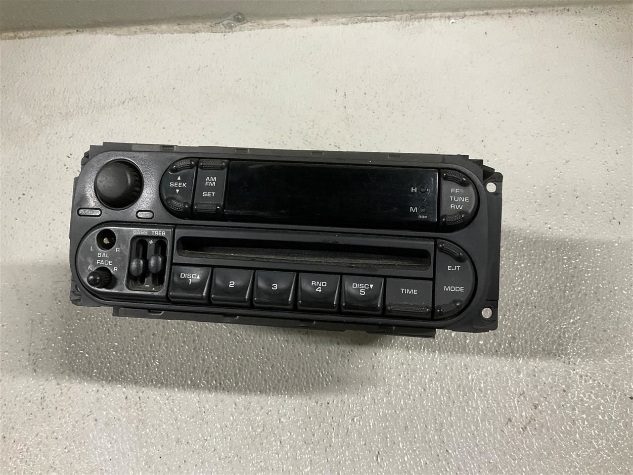 Audio Equipment Radio Receiver Radio ID Rbk Fits 02-07 CARAVAN 2243540
