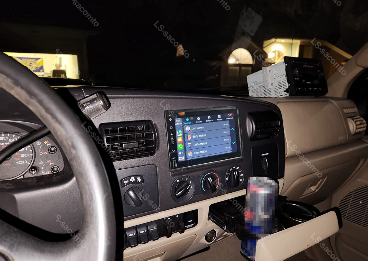 For 2005-2007 Ford F-250 F-350 F-450 F-550 7″ Android 13 Carplay Stereo Radio