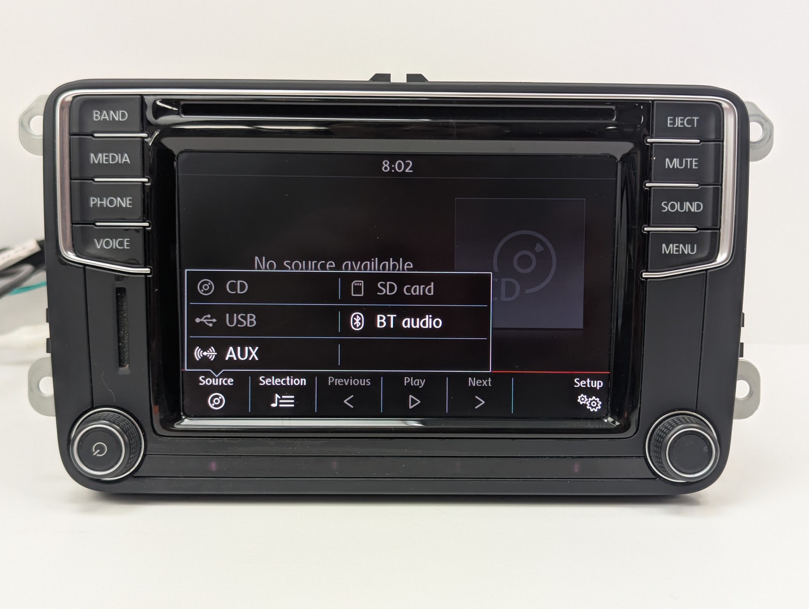 2020-2022 Volkswagen Passat AM FM Radio SD Card Reader BT Media Player 5C0035200