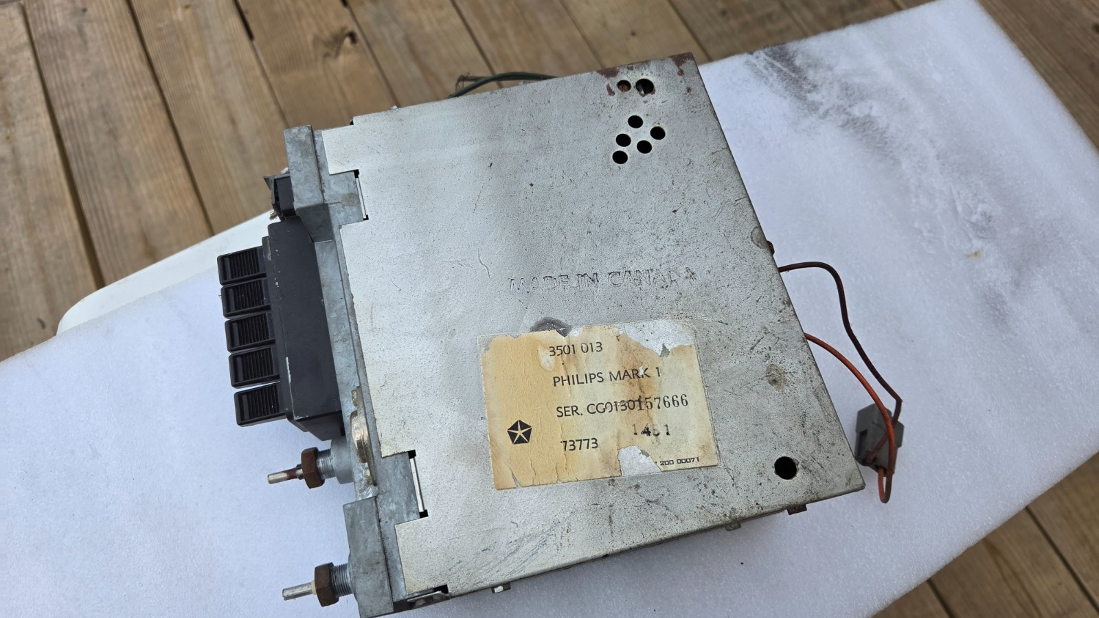 1971-1973 Dodge Mopar b body am radio Charger Coronet 3501013