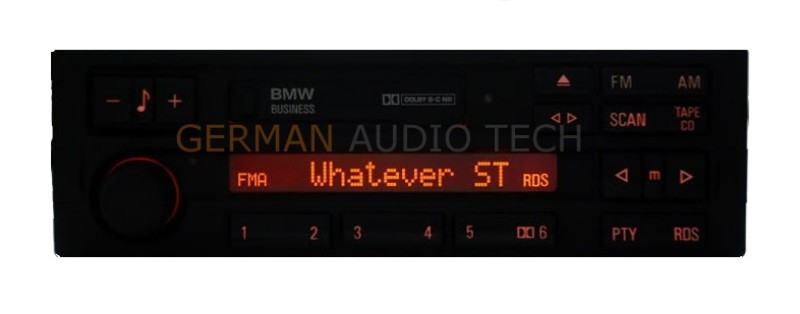 BMW BUSINESS C43 RDS RADIO CASSETTE E36 318 323 328 M3 Z3 C33 65.12-8 375 949