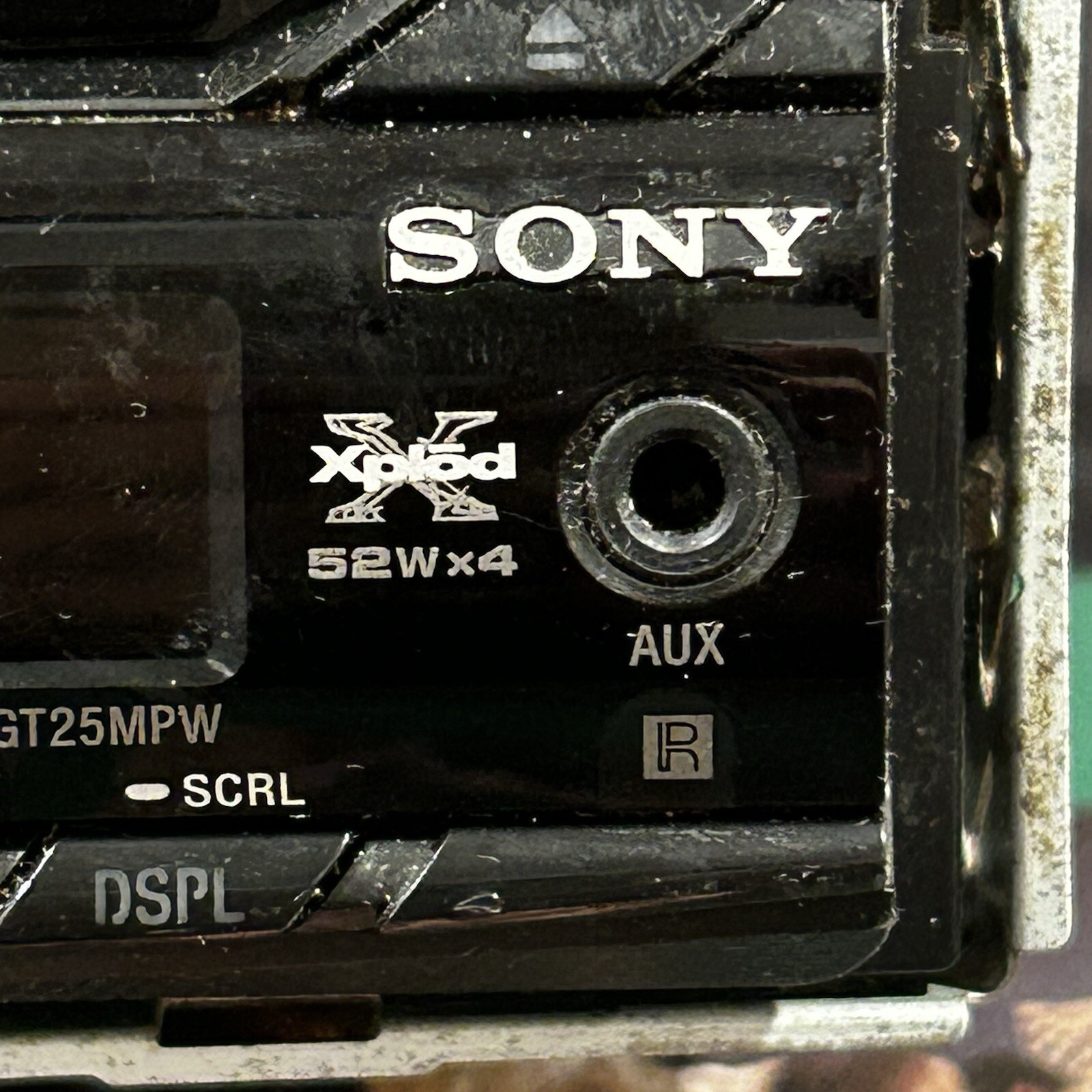 Sony CDX-GT25MPW Single CD Car Radio Stereo AM/FM Y2K Music NOT TESTED AS IS