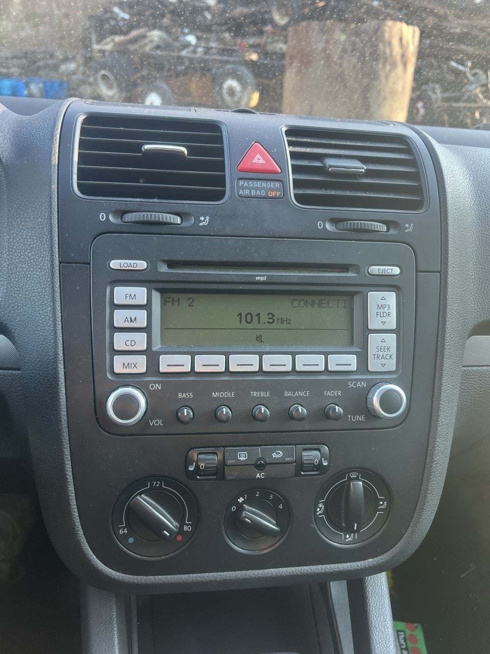 Audio Equipment Radio VIN K 8th Digit Receiver Fits 05-09 JETTA 45485