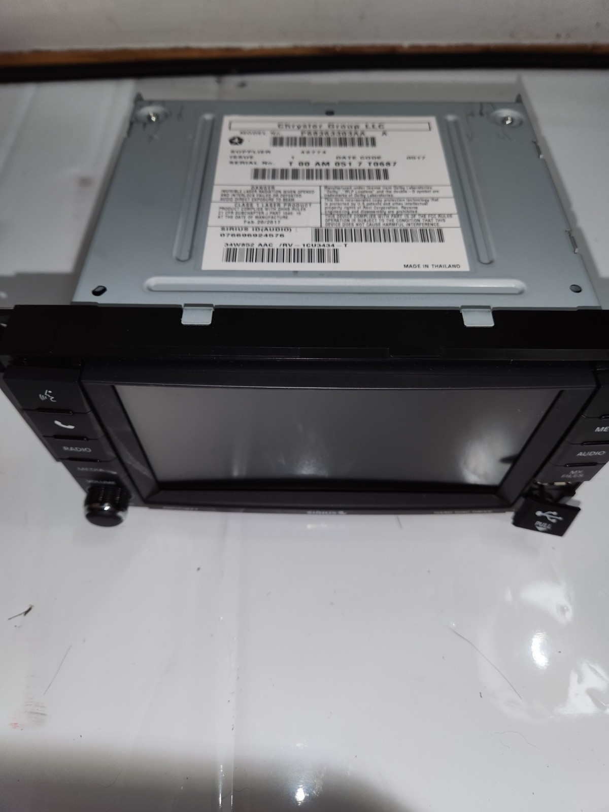 OEM Chrysler Dodge Jeep RAM Uconnect Radio Navigation SiriusXM P