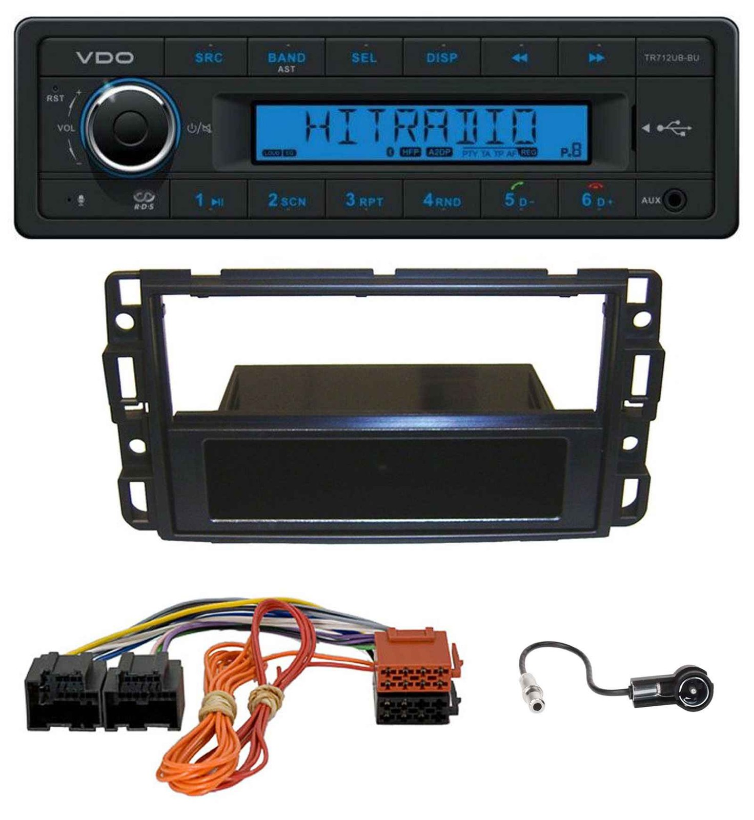 VDO Bluetooth AUX USB MP3 Car Stereo for Cadillac BLS (2006-2010)