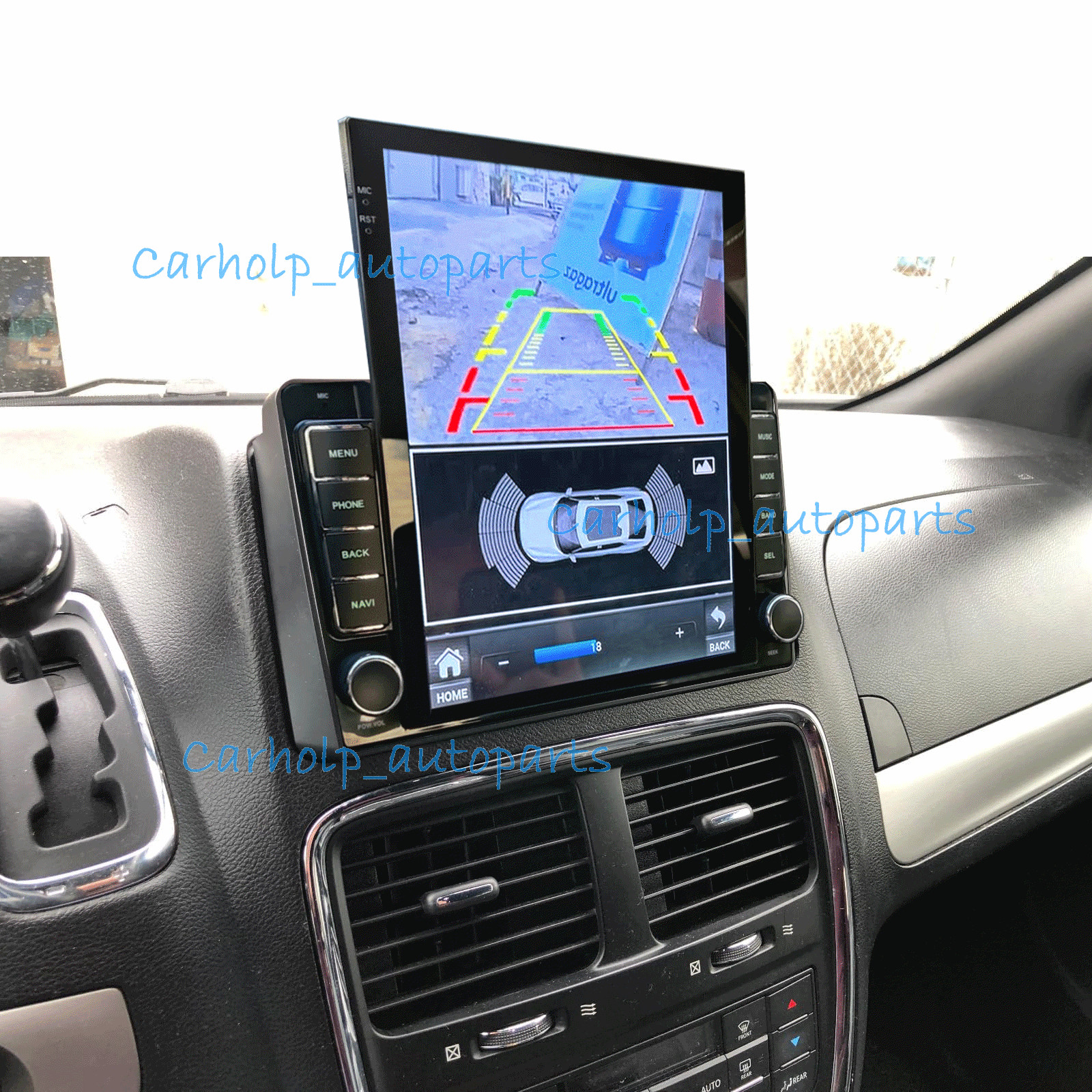 2+32G Android 13 Carplay GPS Navi Stereo Radio For Dodge Grand Caravan 2011-2020