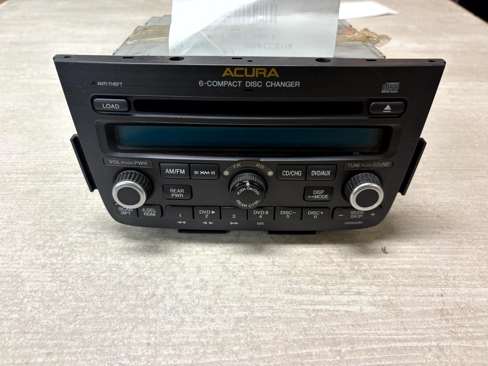 Genuine OEM Acura 39100S3VA640 AM FM Radio 6 Disc Player Navigation For 2006 MDX