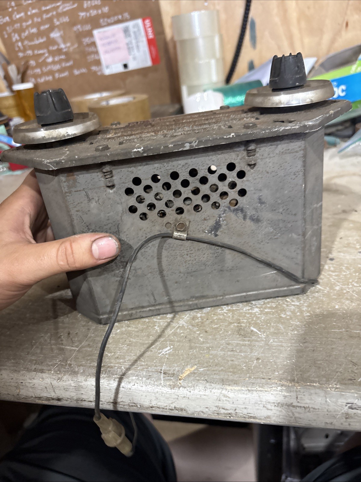 1956 Nash Rambler Vintage Motorola 6MR 12v AM Car Radio Not Working For Parts