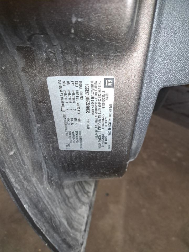 2008 Silverado Truck/Pickup 1500 Stereo Radio Radio/Receiver Sku#4466214