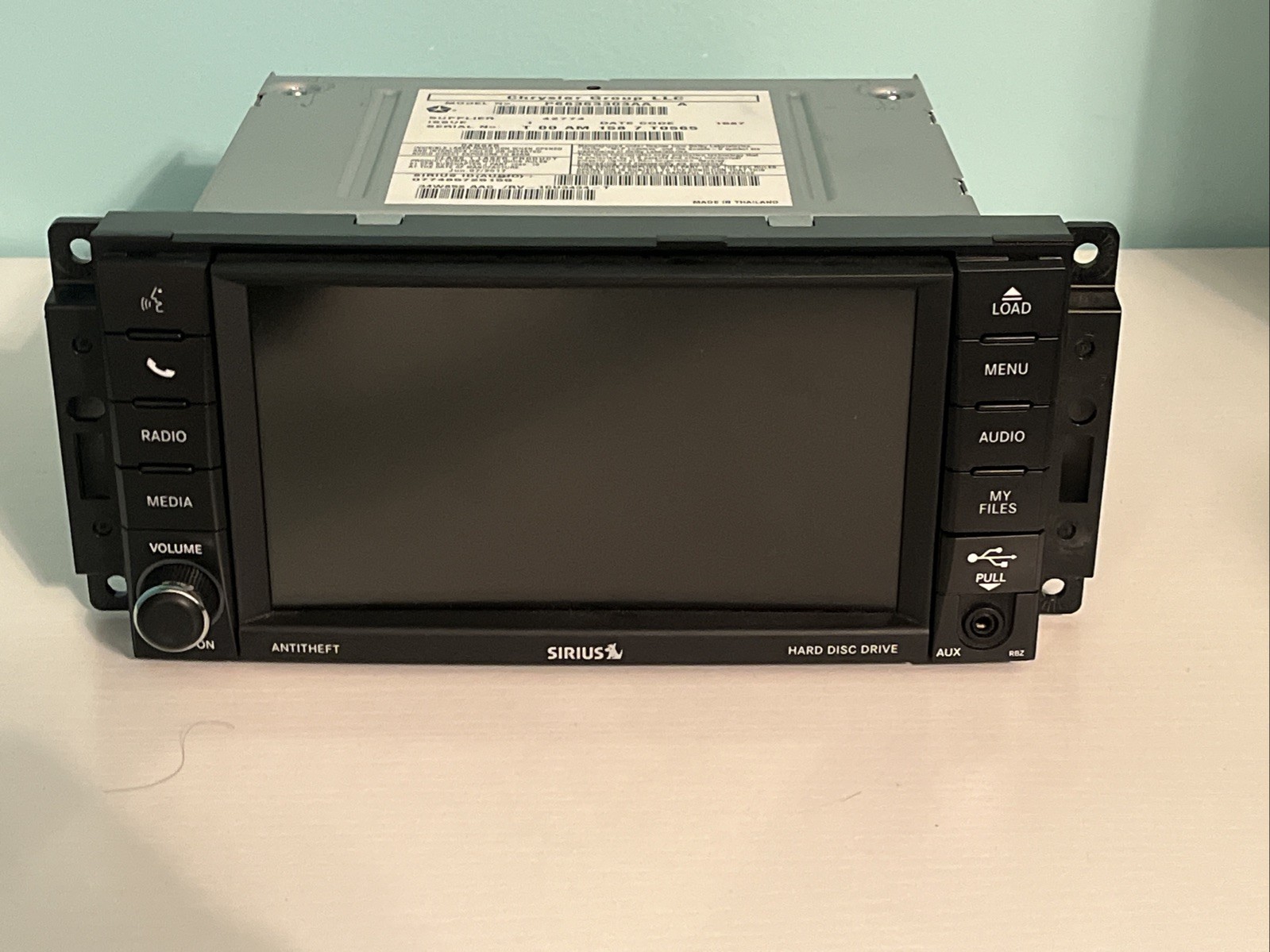 2017 Jeep Sirius Navigation Radio Head Unit Oem P68363303aa