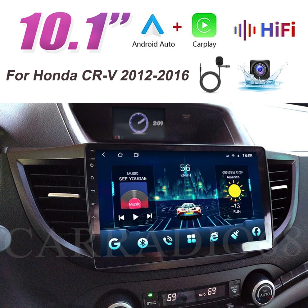 Car Radio Stereo Carplay For 2012-2016 Honda CR-V 2+32G 10in Player 4+64G