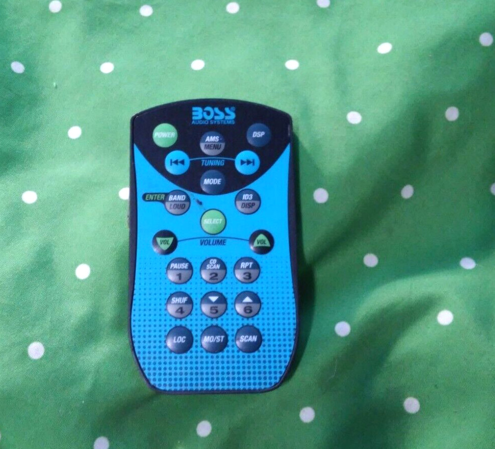 Boss car cd player remote control factory used working
