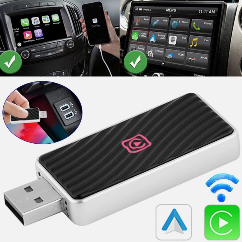 2026 Wireless CarPlay Adapter Upgrade Wired CarPlay to Wireless, Mini USB Design