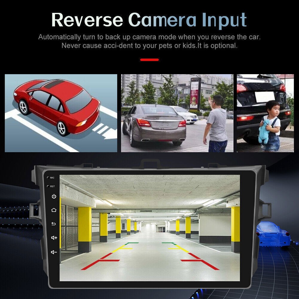 Car Radio Stereo Carplay For 2009-2013 Toyota Corolla Media FM