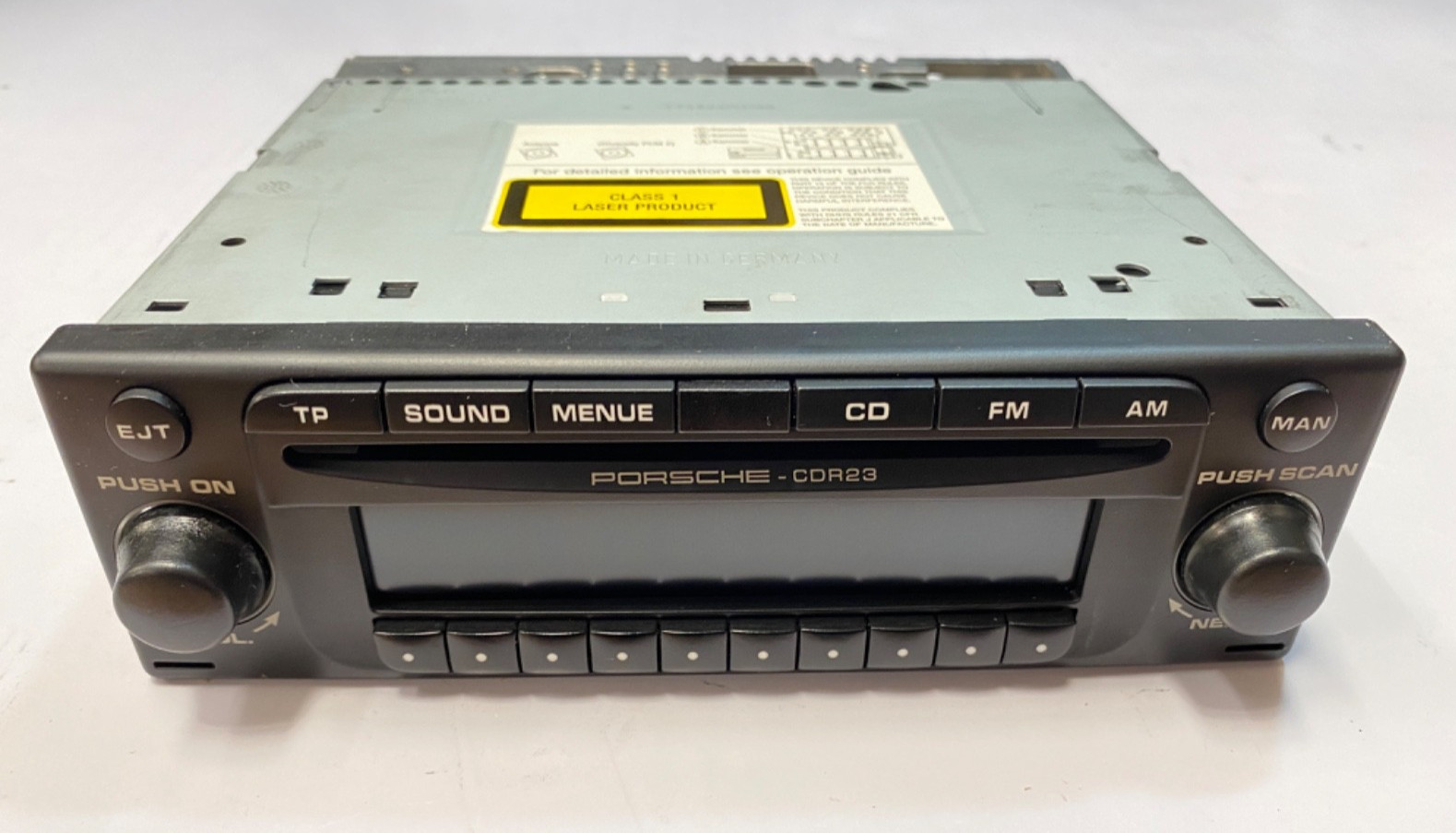 Porsche CDR23 Radio Stereo Head Unit Becker BE6612 (Made in Germany) *UNTESTED