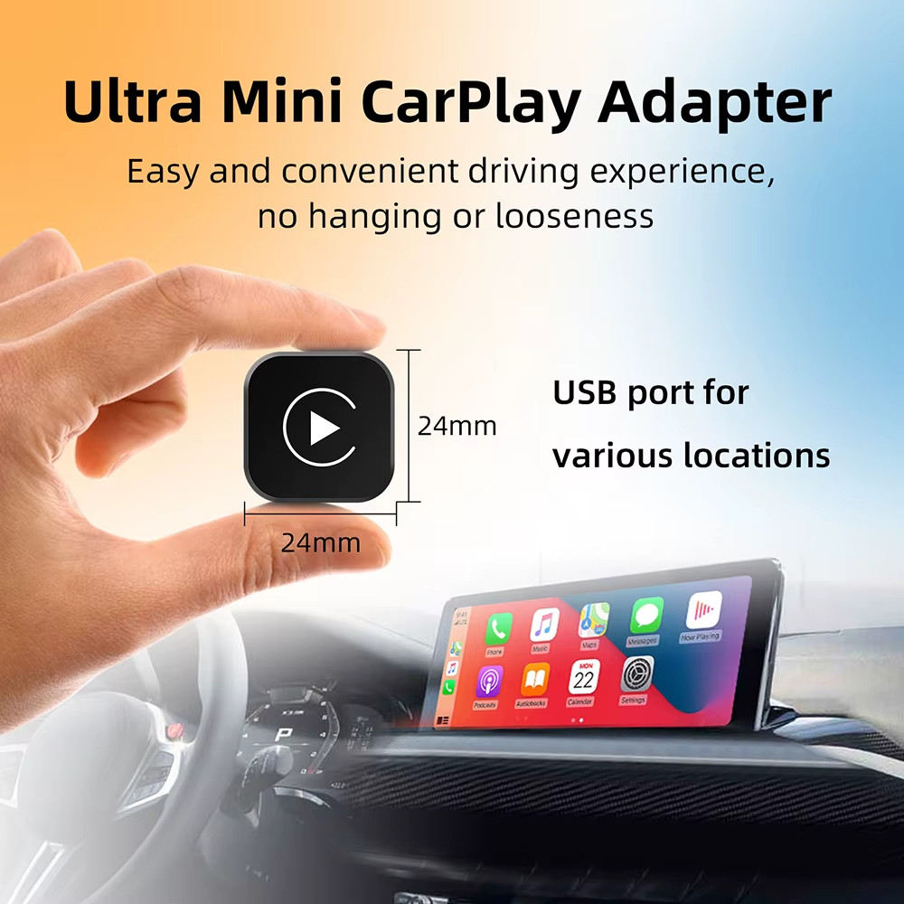 USB Auto Wireless CarPlay Adapter For Apple Android Wireless Dongle Plug ＆ Play