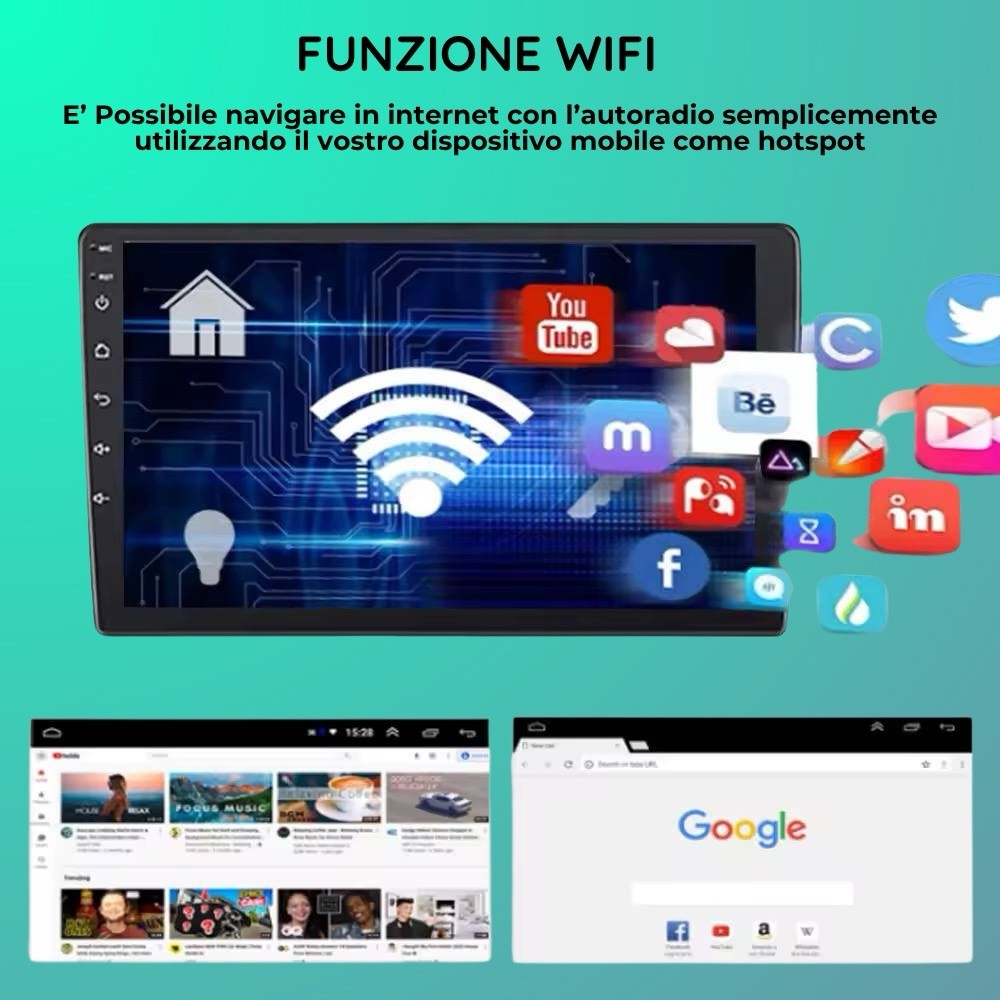 9” Android 15 Carplay Car Stereo For Fiat 500 2007-15 GPS Navi BT RDS USB 4+64GB
