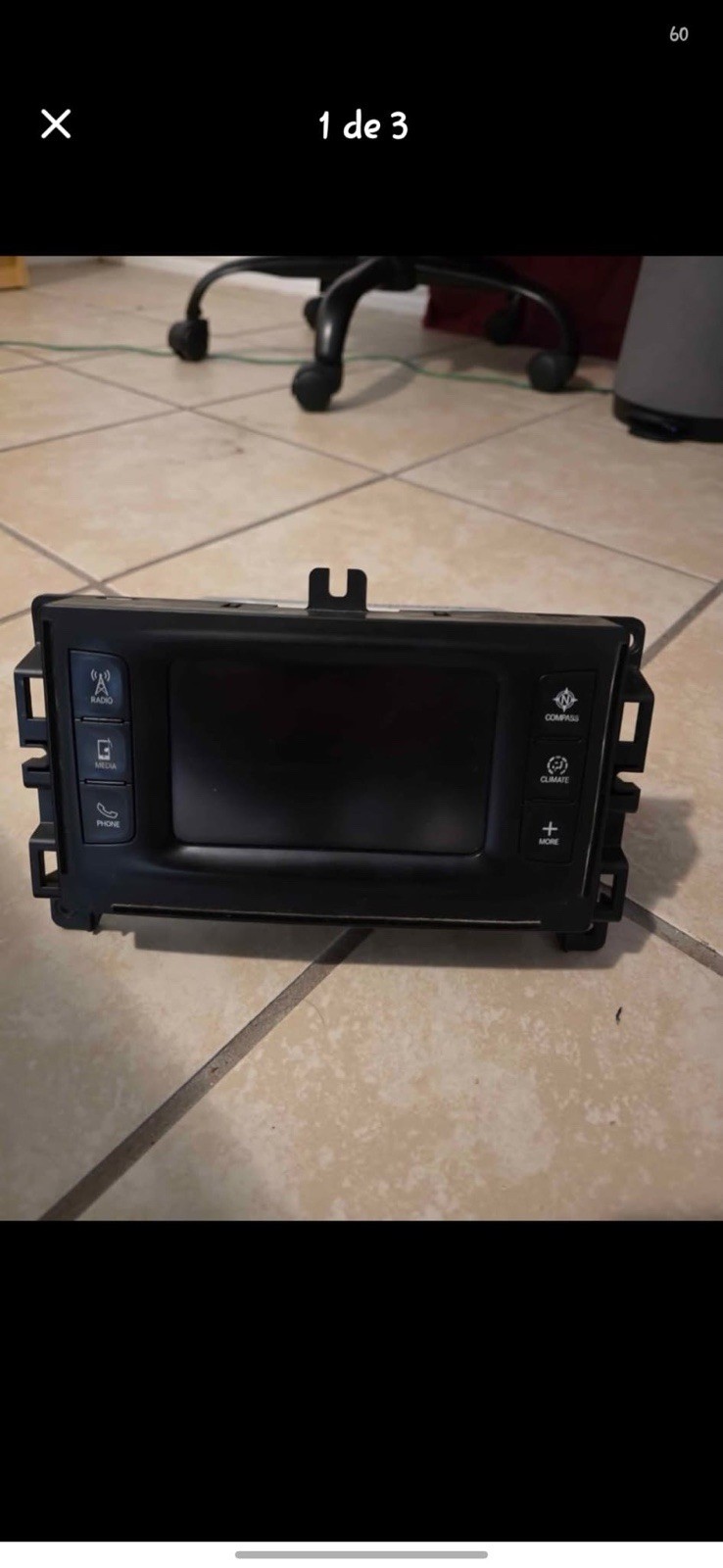 2015-2017 Chrysler 200 Uconnect VP2 RA2 5” Radio Receiver OEM P68226693AD