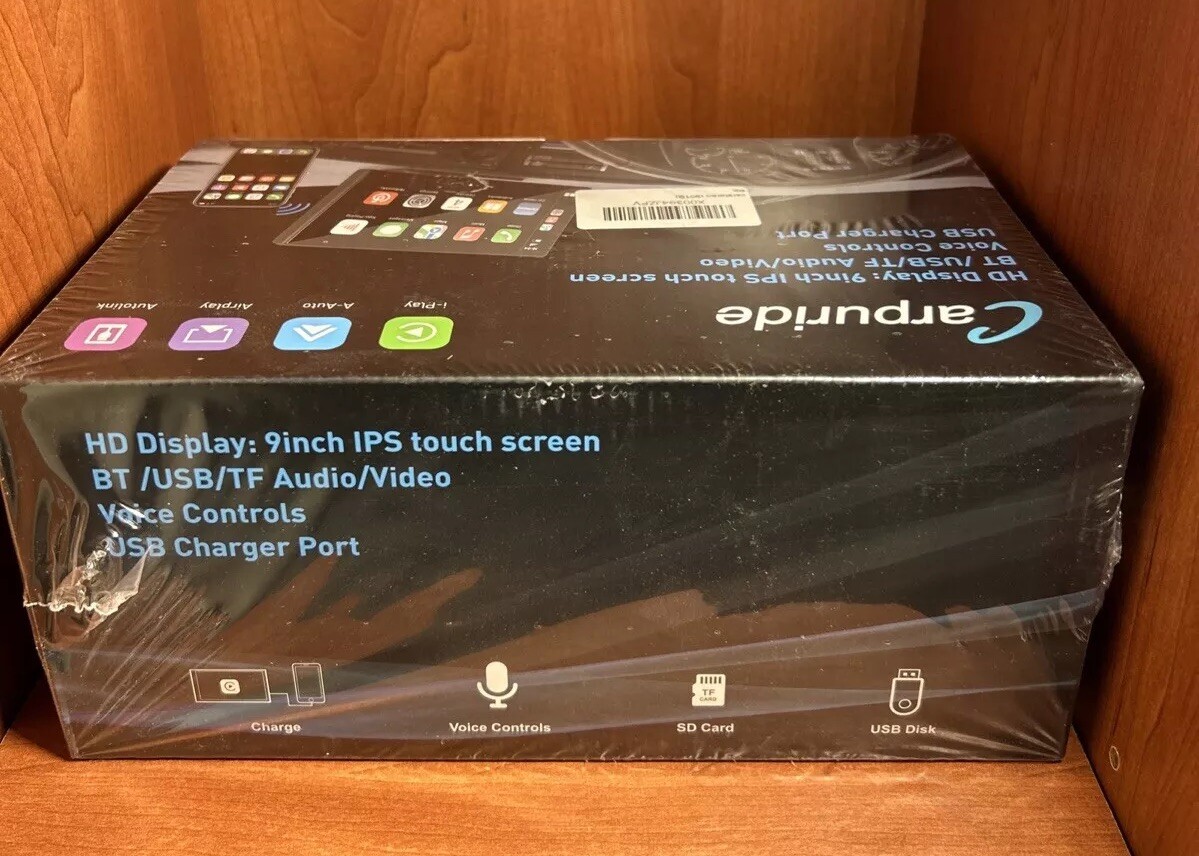 Carpuride 9 Inch touchscreen Apple CarPlay Android Auto Media Car Play CarStereo