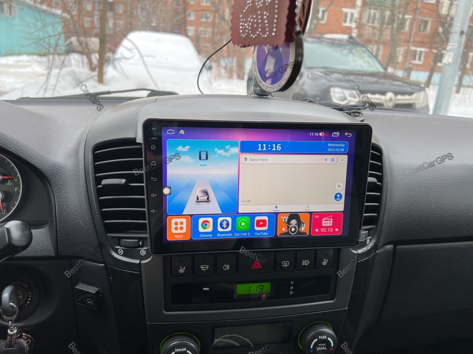 Stereo touch screen Radio GPS Navi For Kia Sorento 2004-2008 Android 15 CarPlay