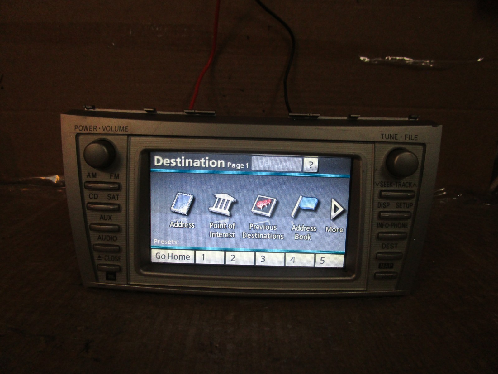 10 11 Toyota Camry Radio Stereo Navigation Display Screen 8612006510 RLX2