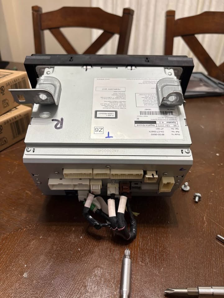 2015-2017 Toyota Sienna/Tacoma OEM Radio Nav, XM Module 86100-08062, 86180-0E011