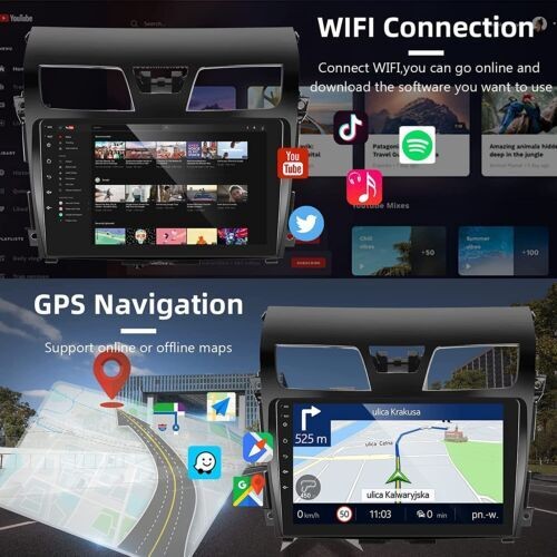 For Nissan Altima 2013-2015 Android 15 Apple Carplay Car Stereo Radio GPS Navi
