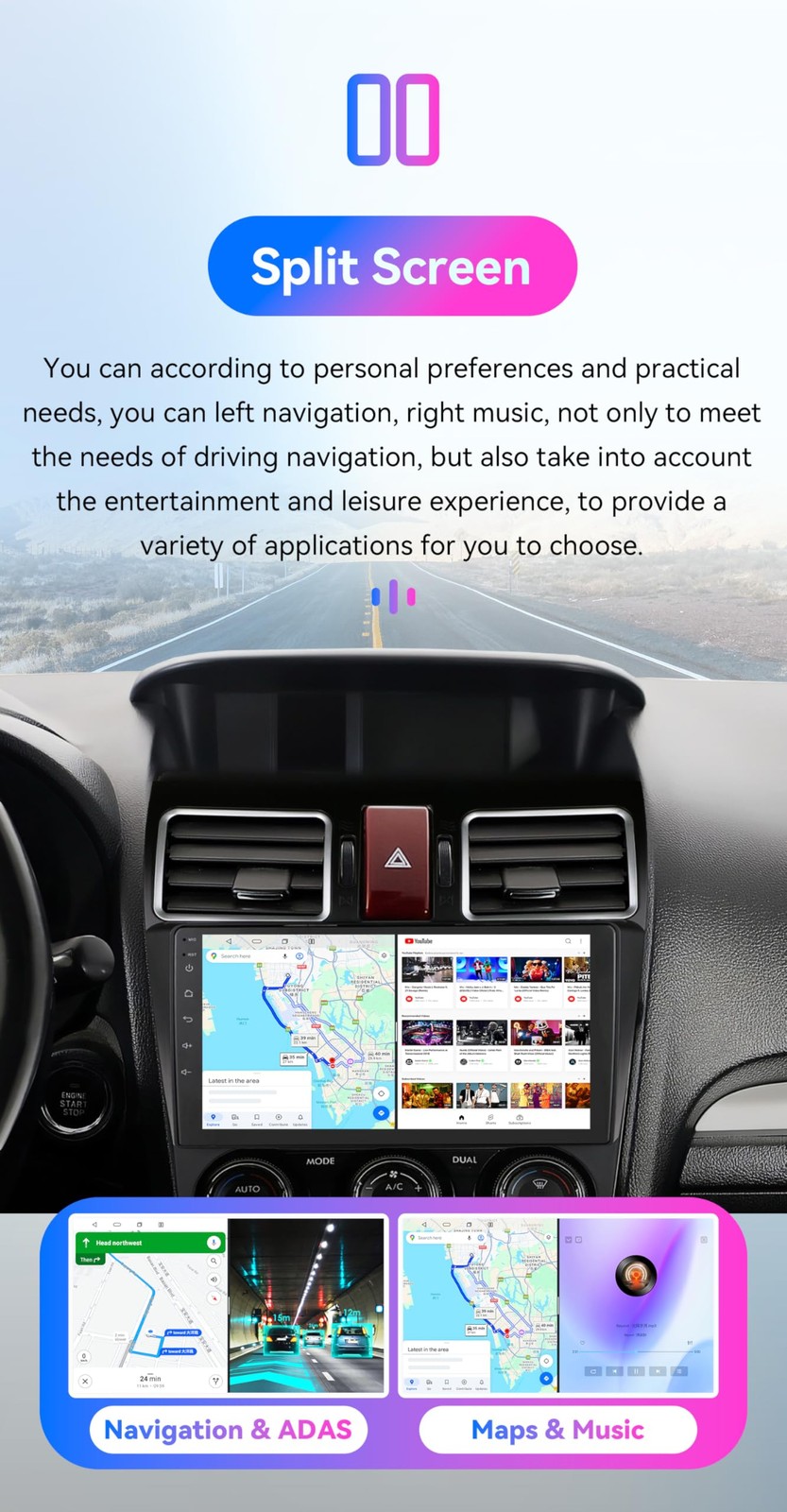 ** NEW 2016-2018 Subaru WRX/Forester | 9″ Stereo | 8-Core | CarPlay | 4G+64GB