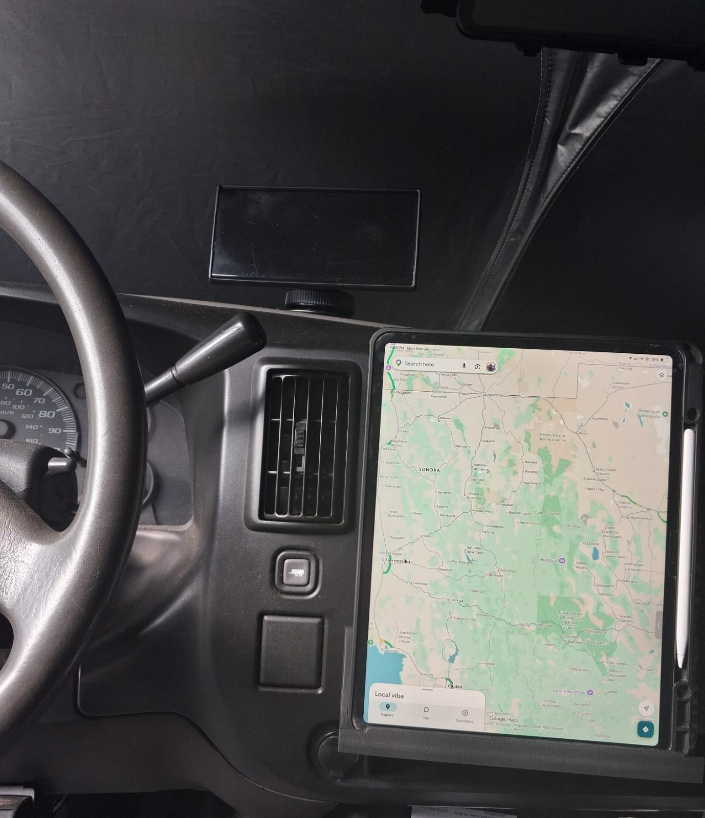 Chevy Express / GMC Savana Universal Dashboard Tablet Holder | Flush Dash Device
