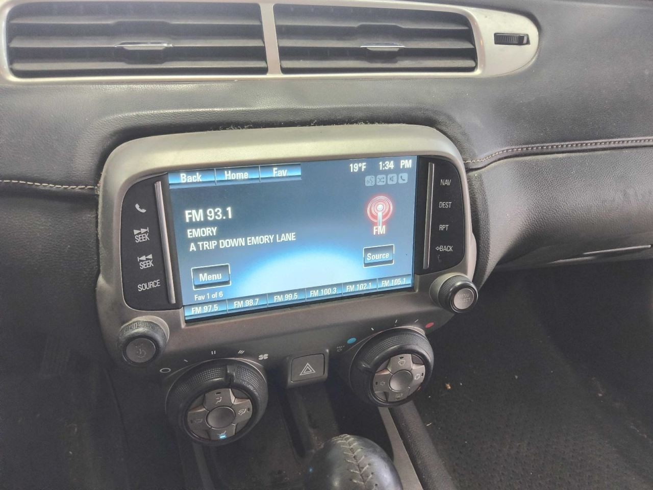 Audio Equipment Radio Control Panel AM-FM-USB-MP3-NAV Fits 13-15 CAMARO 750787
