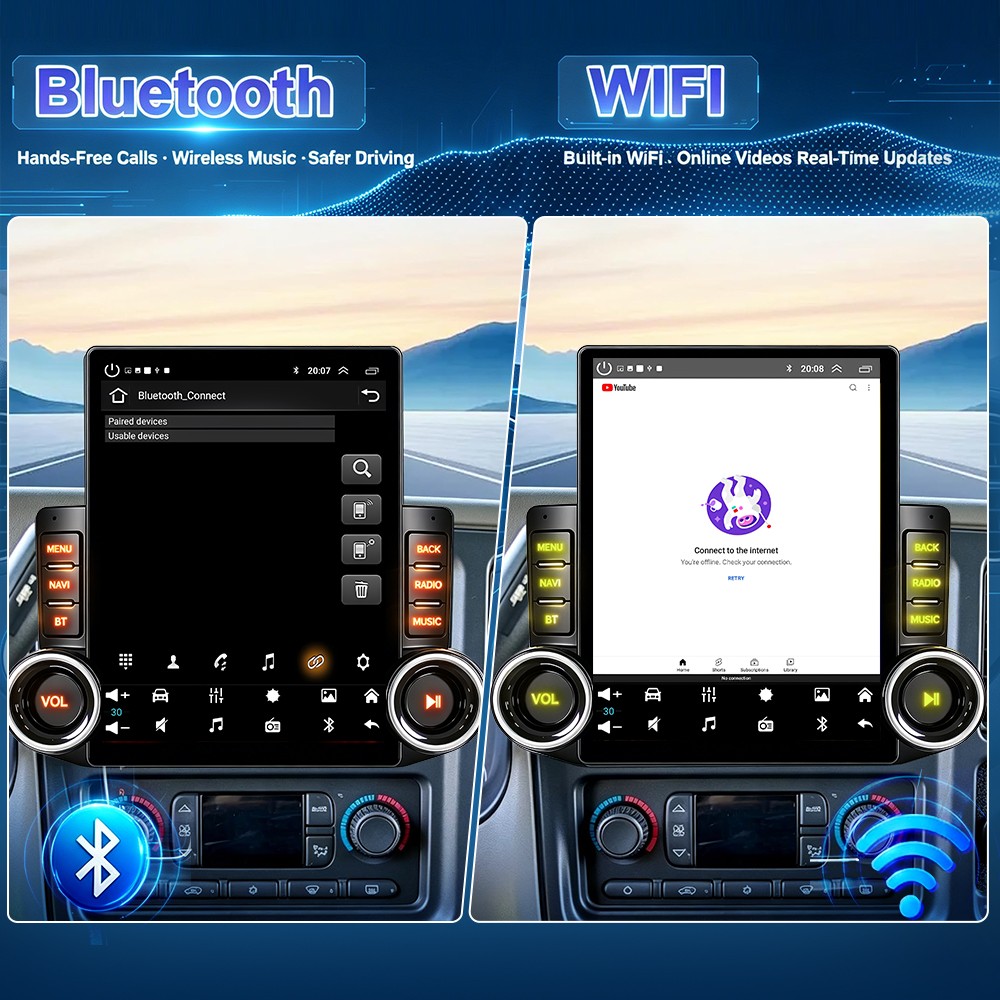 9.7″Carplay For Nissan Titan 2017-2019 Android 15 32G Stereo Radio GPS FM W/CAM