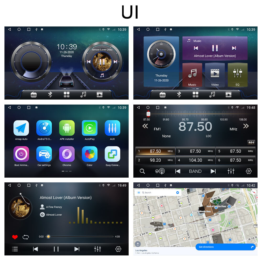 8+128GB For Lexus LX470 and LC100 1998-2002 Car GPS Navi Stereo Carplay Radio BT