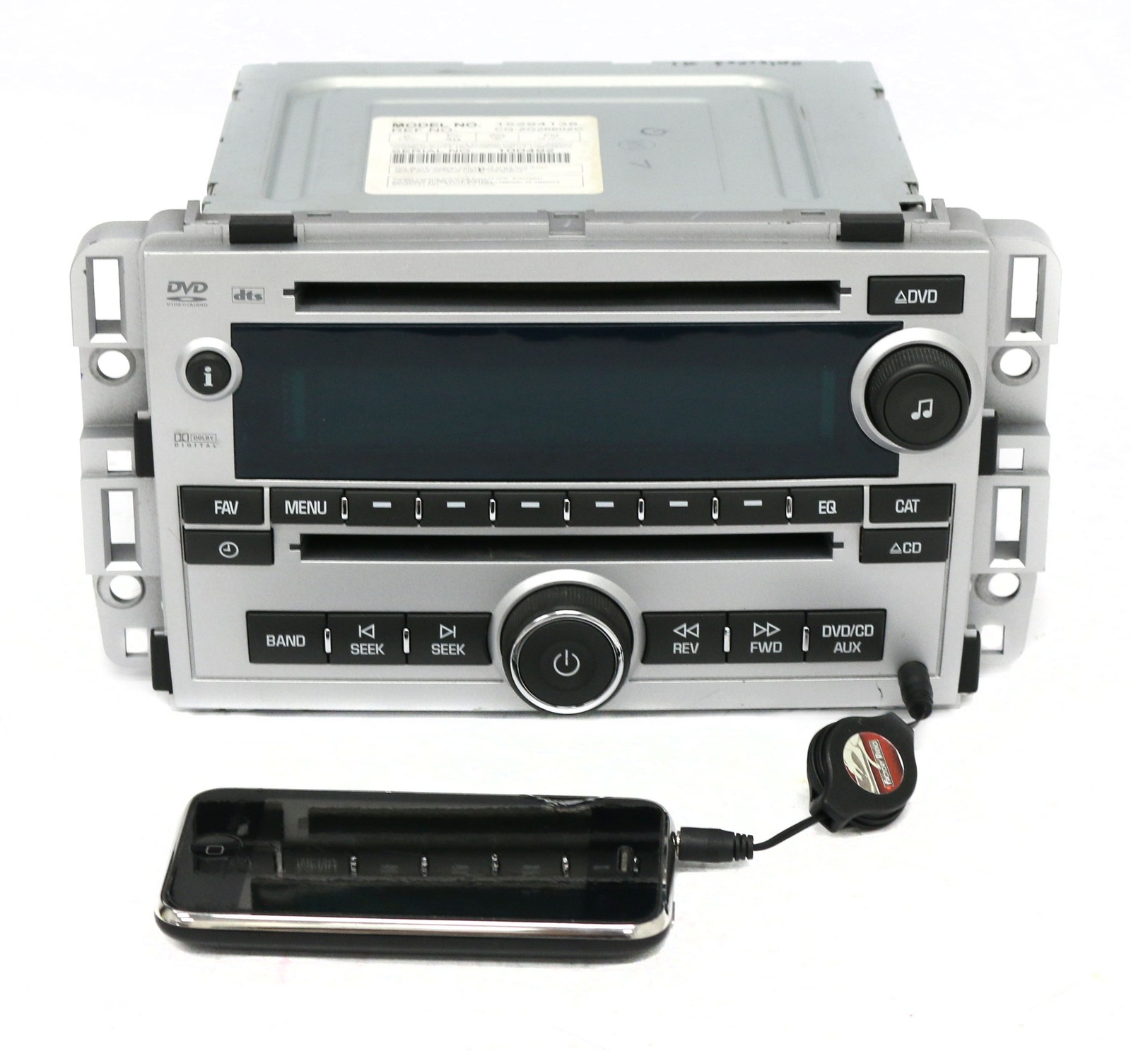 2007-2008 Chevrolet Equinox AM FM Radio CD DVD mp3 Aux Opt UUC 15294138 Unlocked
