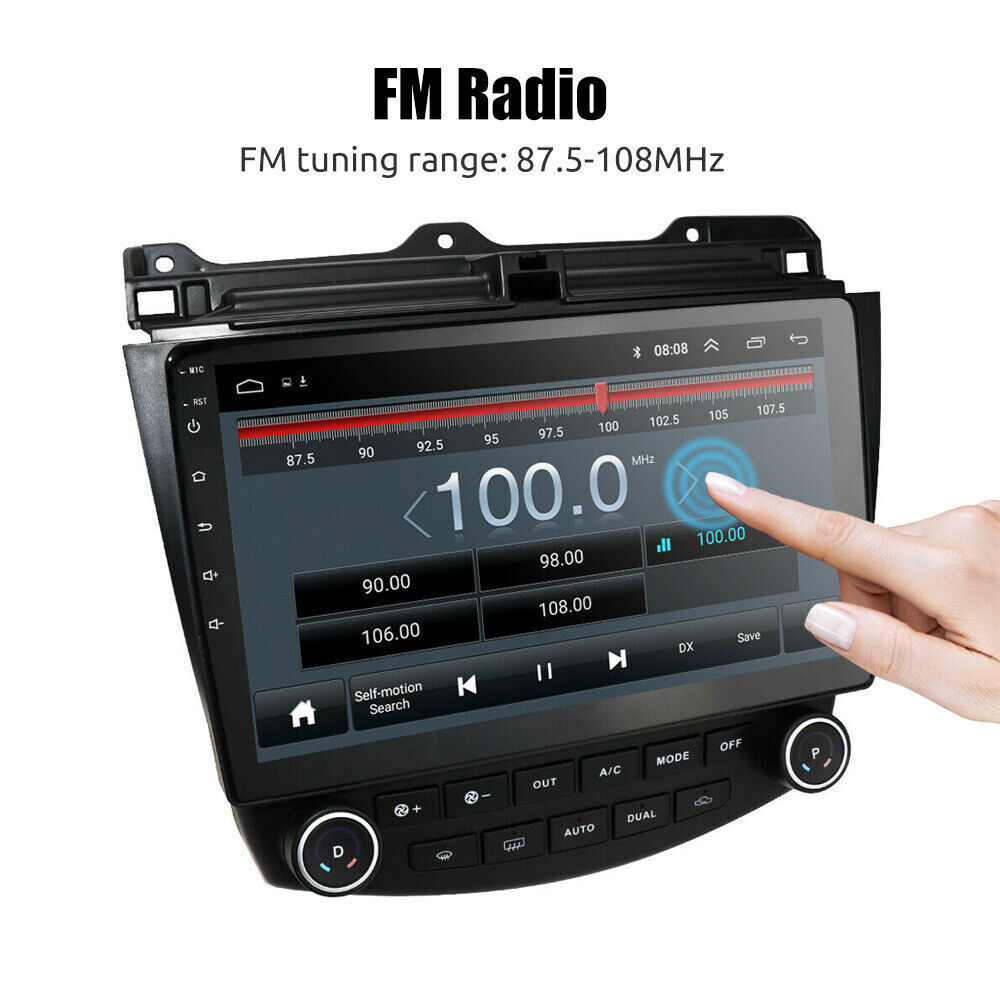4+64GB Android 15 Car GPS Stereo Radio For Honda Accord 2003 2004 2005 2006 2007