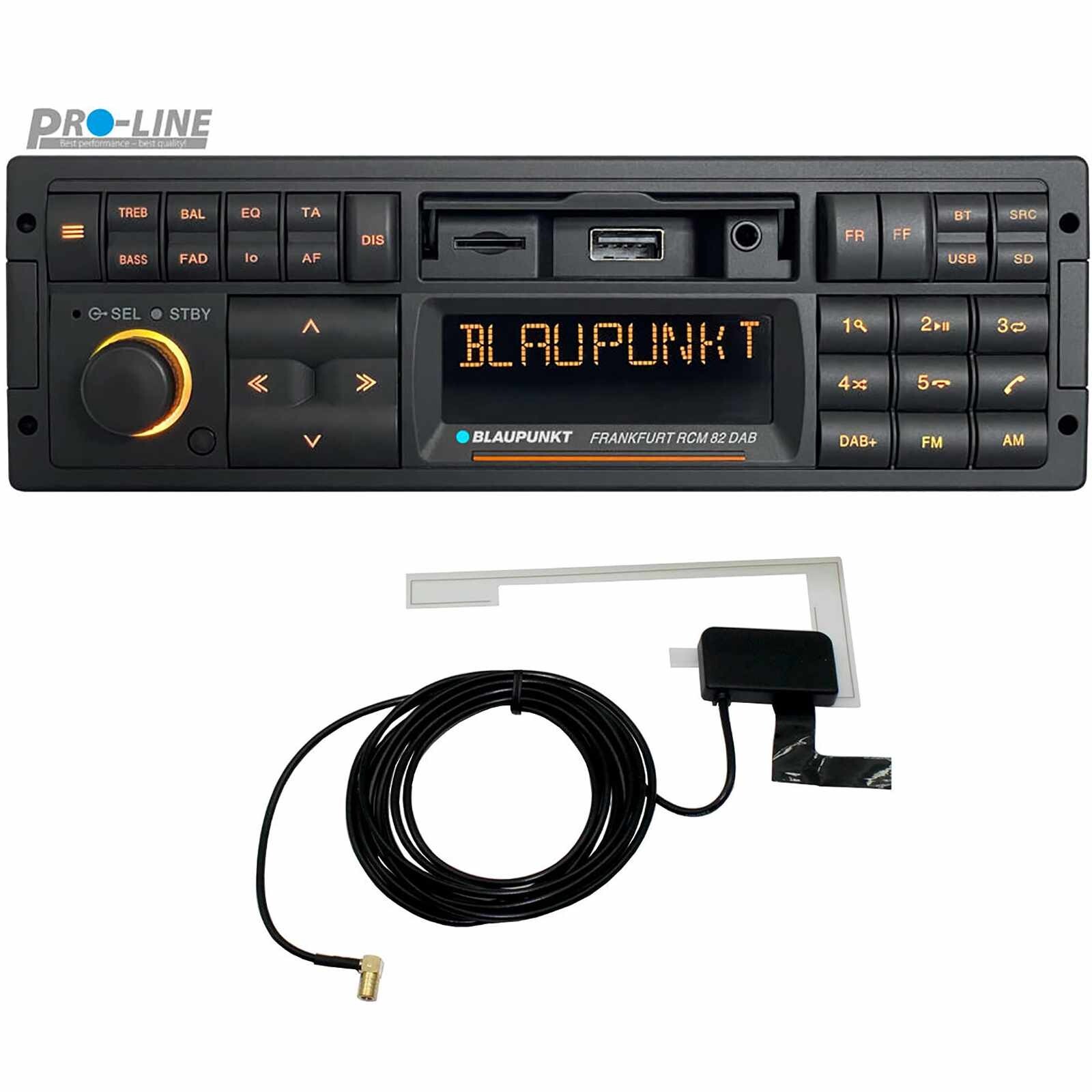 Blaupunkt Frankfurt RCM 82 DAB Retro Car Stereo Radio with AERIAL Bluetooth USB