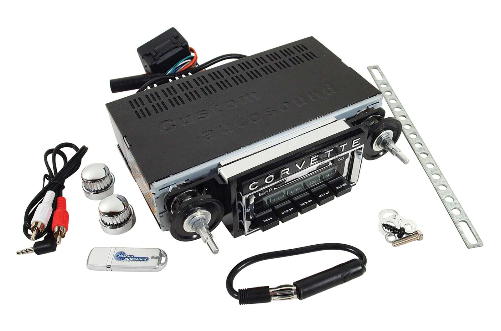 USA-630 Stereo Radio W/USB & Aux Inputs for 1968-1976 C3 Corvette