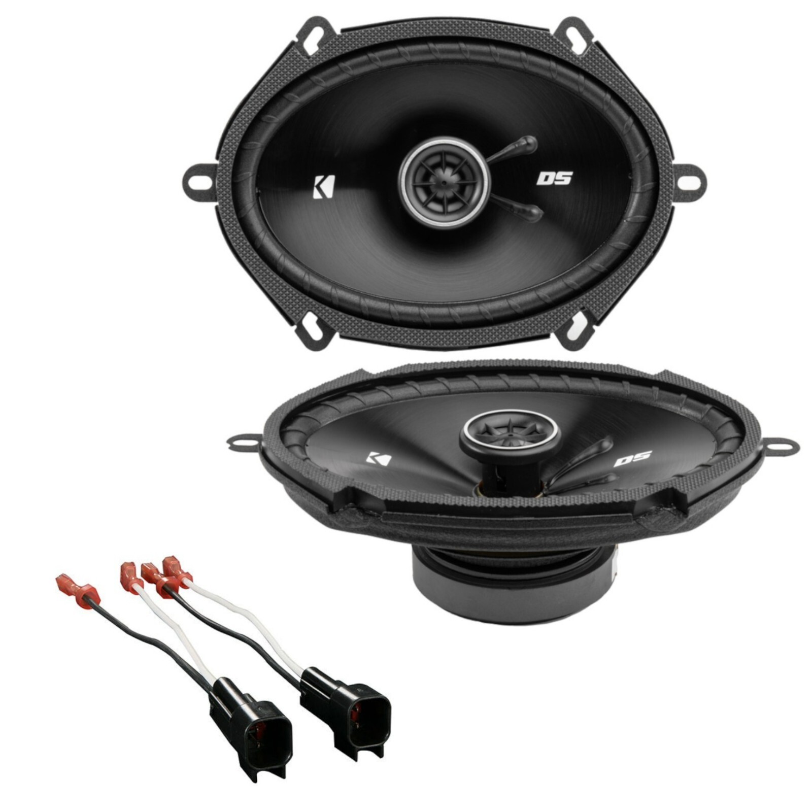 2000-2010 Ford F-650/750 Kicker 6×8″ Rear Factory Speaker Replacement Kit