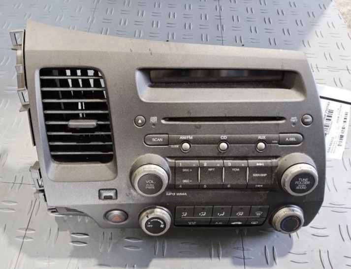 2006-2011 Honda Civic AM FM CD MP3 Radio Receiver Assembly OEM