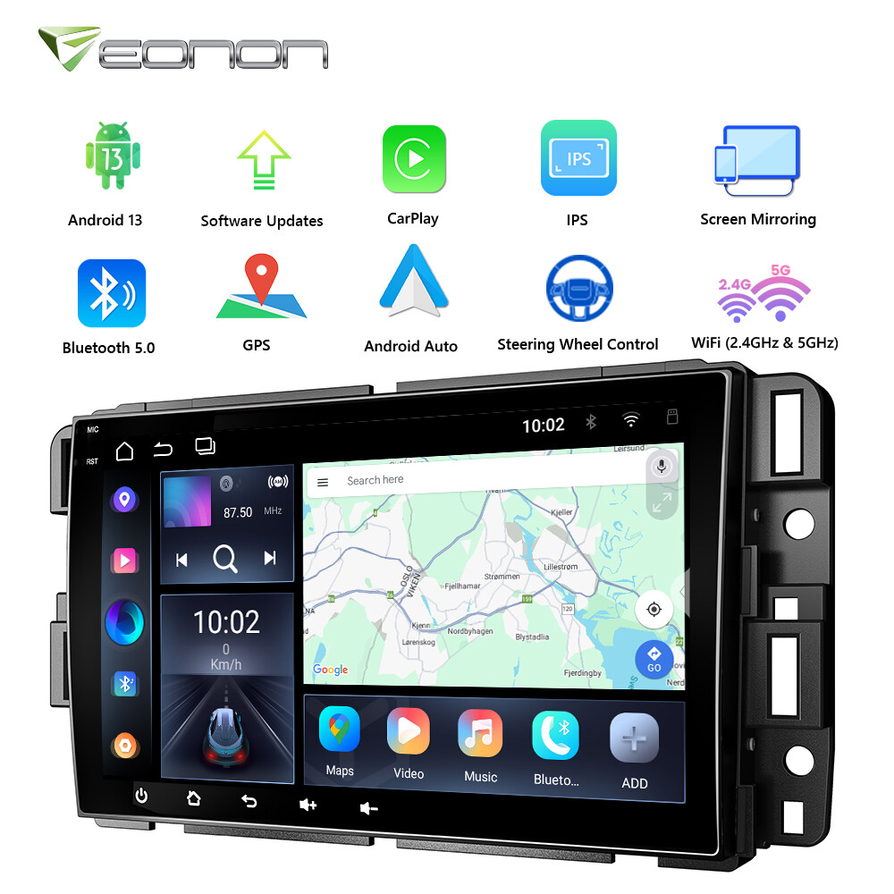 Eonon Android 13 Car Stereo Radio GPS Nav CarPlay for Chevrolet Impala 2006-2013