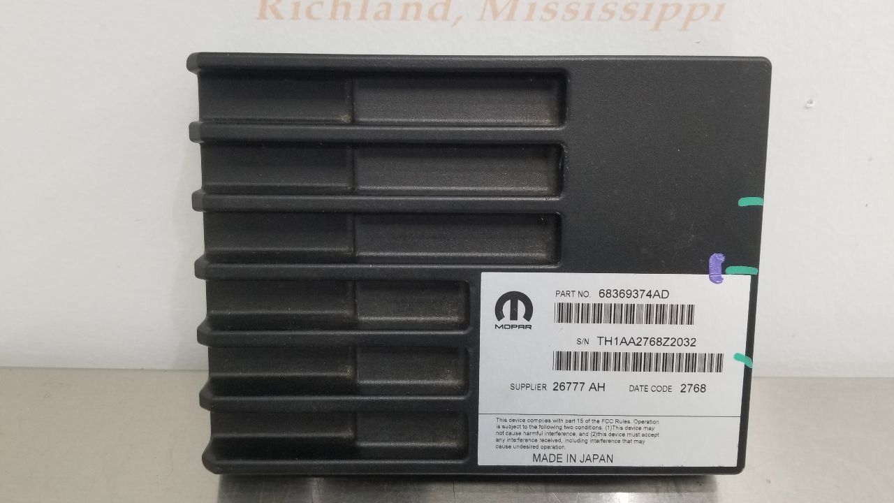 19 DODGE RAM 1500 NEW BODY RADIO AUDIO AMP AMPLIFIER 19 SPEAKER 68369374AD