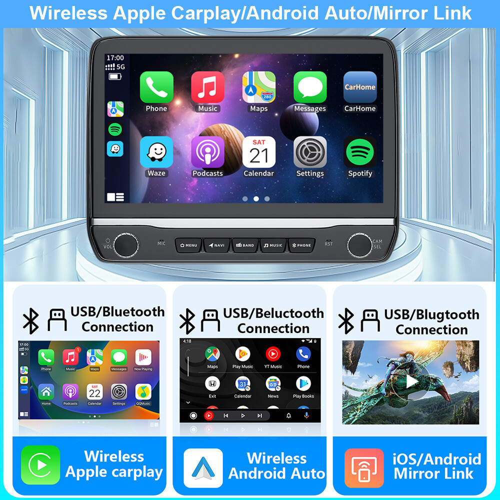 Carplay For Toyota Tacoma 2005-2015 Android 15 Car GPS Navi Stereo Radio 4G+64GB