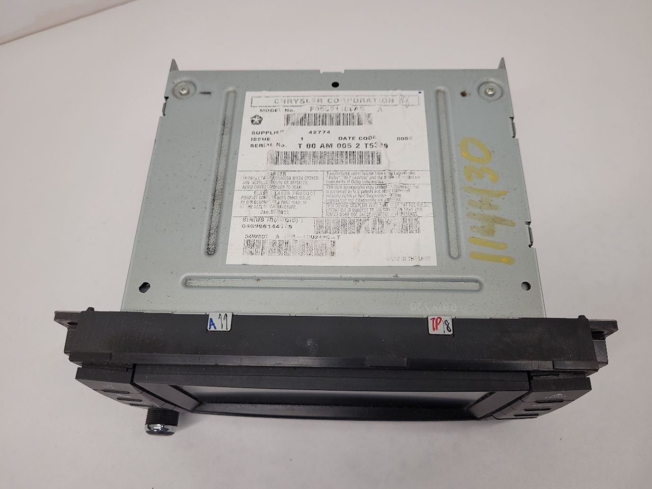2012 DODGE 1500 PICKUP Audio Equipment Radio Receiver Radio DVD