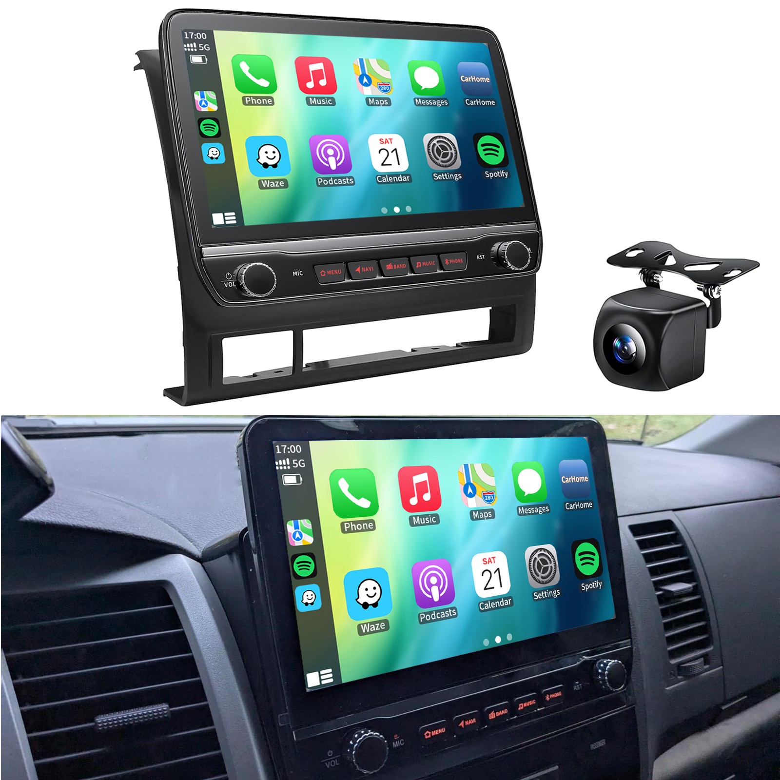 Carplay For Toyota Tacoma 2005-2015 Android 15 Car GPS Navi Stereo Radio 4G+64G