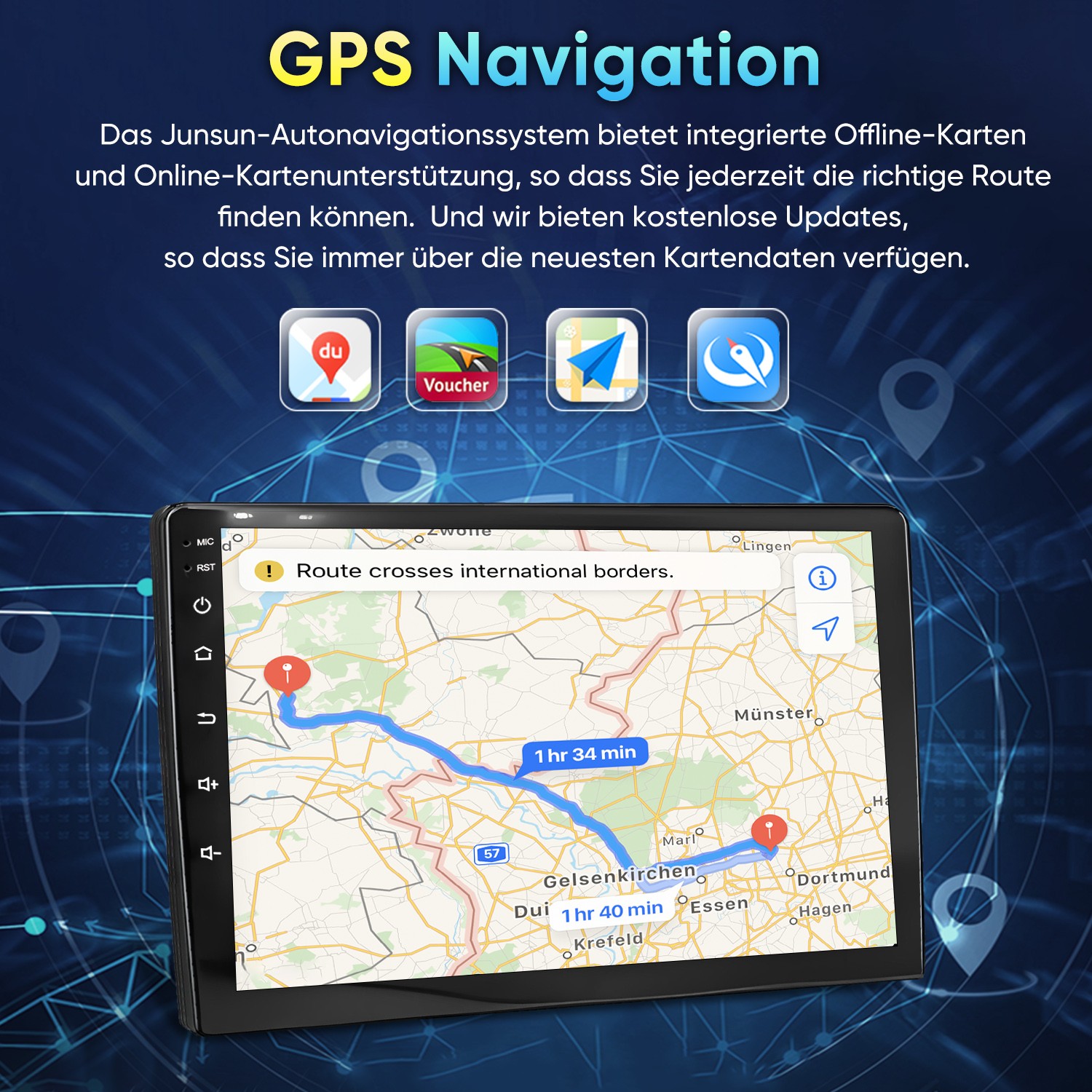 Android 15 6+128G Carplay Car Stereo GPS Navi DSP WIFI For Honda CRV-2 2012-2016
